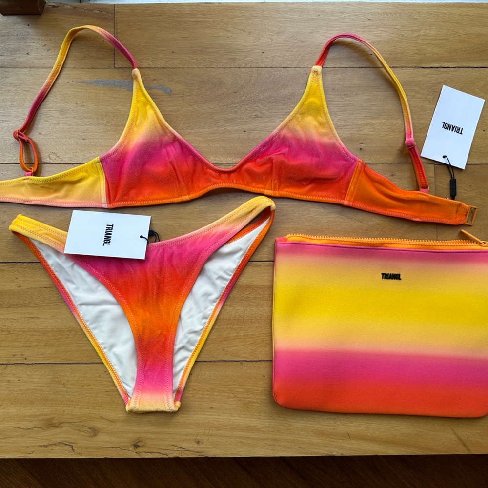 Triangl ombré Bikini Set